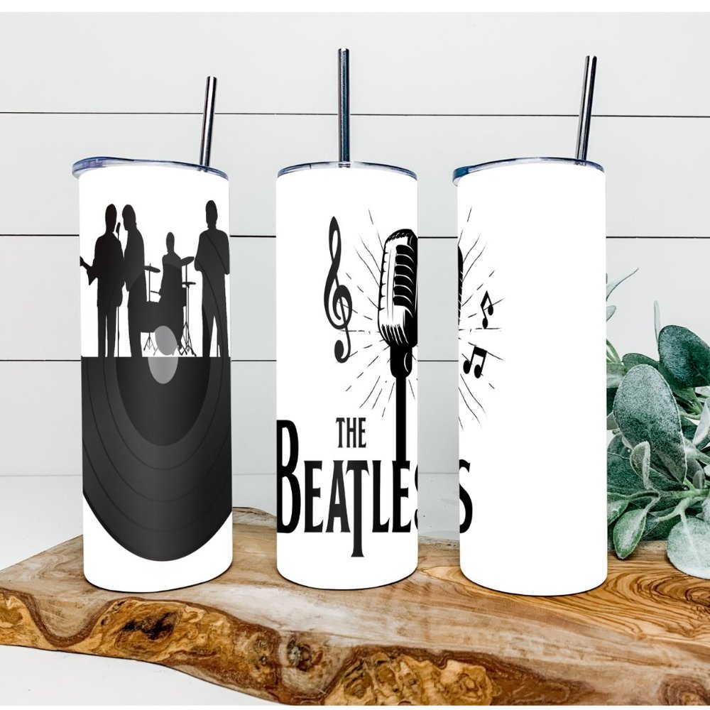 Custom 20oz Beatles tumbler!
